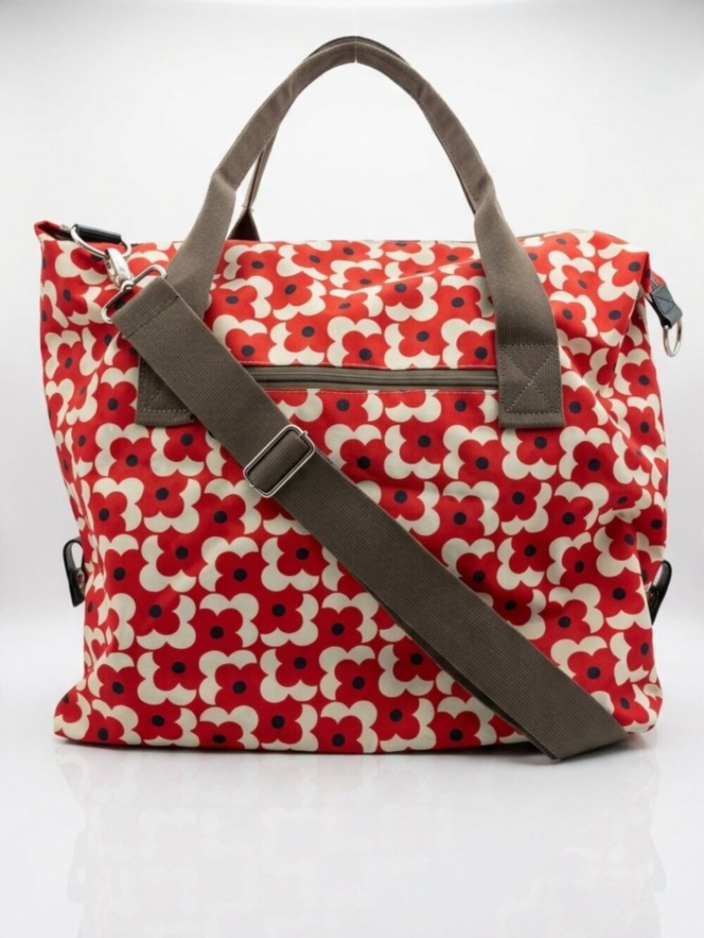 ORLA KIELY x Target Floral Dot Weekender Travel Tote Red White XL